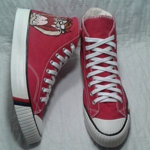Pro Keds vintage hi top red & white mint condition